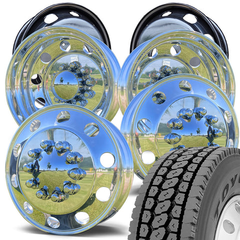 TOYO M647 MIXED USE TREAD MOUNTED ON 22.5 Northstar FORD F450/F550 10X225MM (2005-PRESENT)