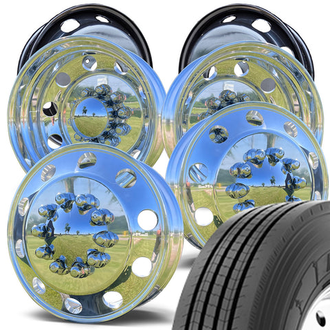 Ironman I-19A HIGHWAY TREAD MOUNTED ON 22.5 Northstar Wheels RAM 4500/5500 (2008-2011)