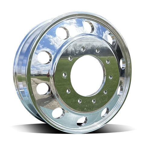 19.5X6.00 Northstar 10x225mm Mirror Polish Both Sides for Ford & Dodge Ram (10 Vent Hole)