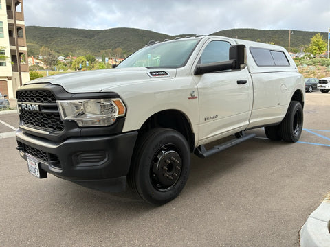 19.5x6.75 Set of 6 8x200mm Black Steel Dodge Ram 3500 (2019-Present)