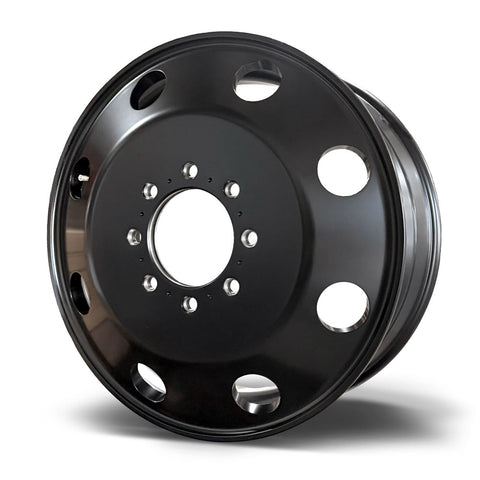 19.5x6.75 Northstar 8x6.5" Hub Pilot Satin Black (Dodge Ram 3500 DRW 1994-2018)