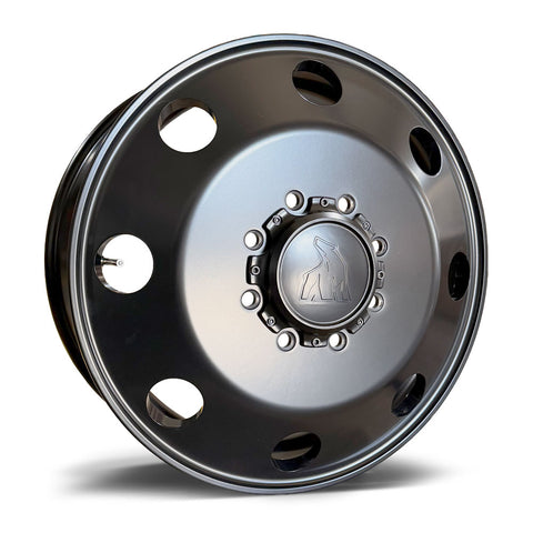 19.5x6.75 Northstar 8x6.5" Hub Pilot Satin Black (Chevy/GMC 3500 DRW 1973-2010)