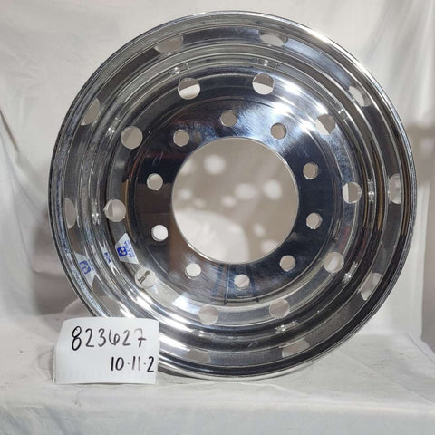 22.5x12.25 Alcoa High Polish Both Sides 2.75" Offset Super-Single Float Front Wheel (returned item)