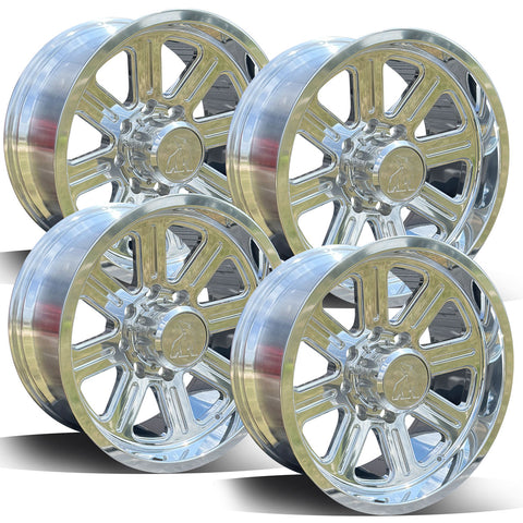 Northstar Polaris Forged Aluminum Chevy / GMC SRW Wheel Kit (8x180)