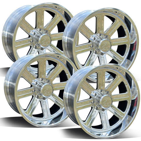 Northstar Polaris Forged Aluminum Dodge Ram SRW Wheel Kit (8x6.5)