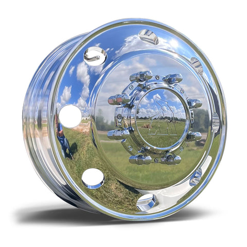 17.0x6.00 Northstar Mirror Polished Both Sides Ford F350 DRW 8X200m Kit (2005-Present)