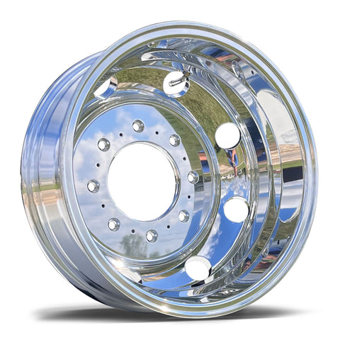 17.0x6.00 Northstar Mirror Polished Both Sides Ford F350 DRW 8X200m Kit (2005-Present)