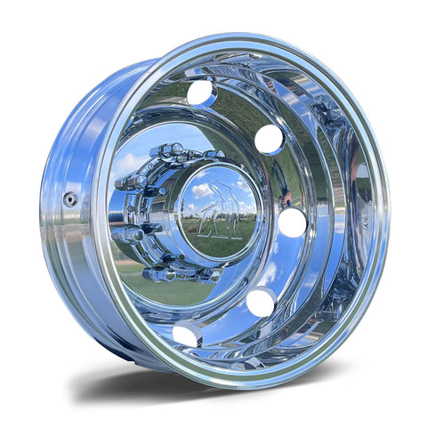 17.0x6.00 Northstar Mirror Polished Both Sides Ford F350 DRW 8X200m Kit (2005-Present)