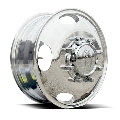 17.0x6.50 Northstar Mirror Polished Both Sides Ford F350 DRW 8X200m Kit (2005-Present)