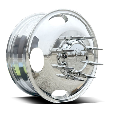 17.0x6.50 Northstar Mirror Polished Both Sides Ford F350 DRW 8X200m Kit (2005-Present)