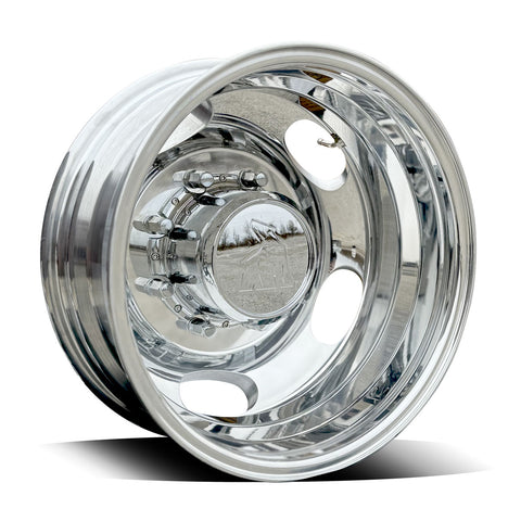 17.0x6.50 Northstar Mirror Polished Both Sides Ford F350 DRW 8X200m Kit (2005-Present)