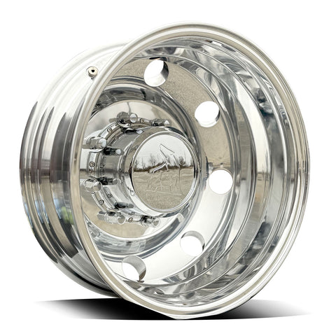 17.0x6.50 Northstar Mirror Polished Both Sides Ford F350 DRW 8X200m Kit (2005-Present)