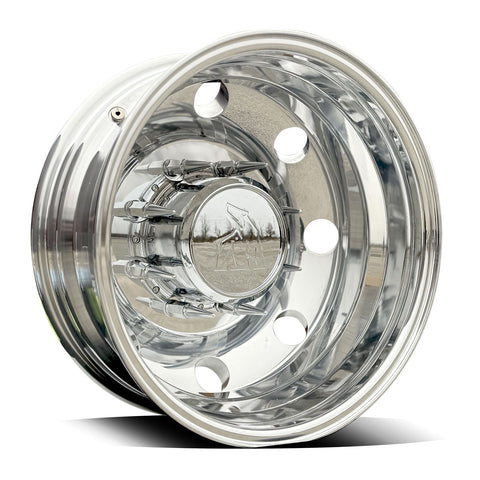 17.0x6.50 Northstar Mirror Polished Both Sides Ford F350 DRW 8X200m Kit (2005-Present)