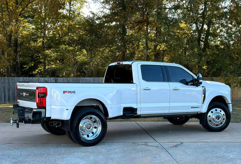 22.5x6.75 Northstar Direct Bolt-On 6-Wheel Kit – Fits 2005–Present Ford F-450/F-550 DRW (Mirror Polished Aluminum & Steel Duals)