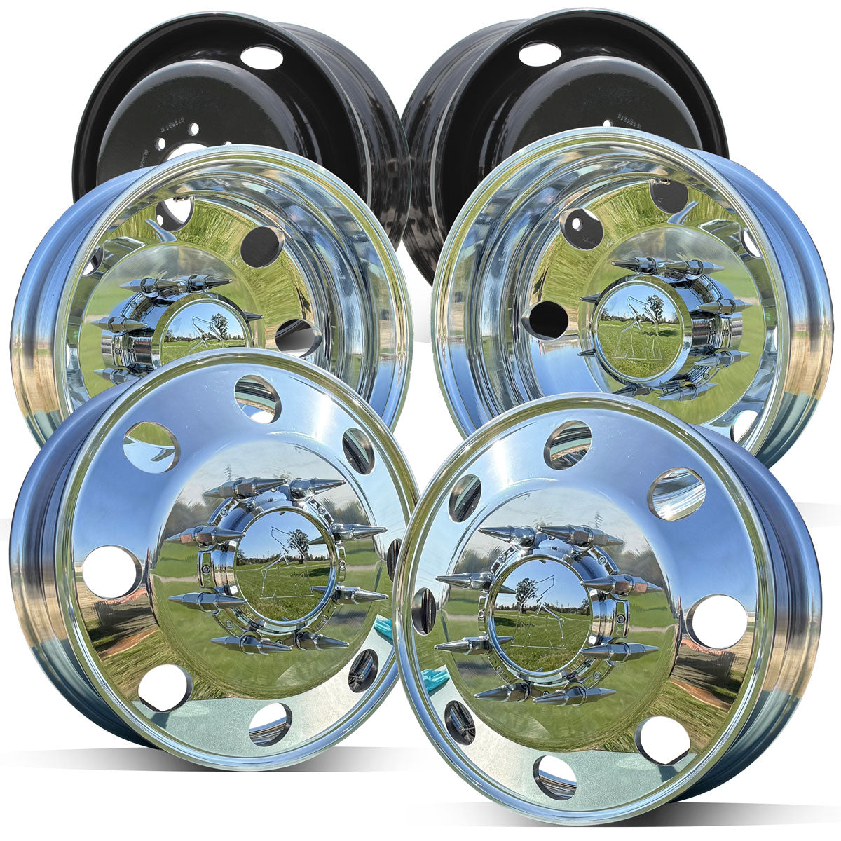 19.5x6.75 Ford F350 Dually Aluminum Wheel Kit | Northstar – Buy Truck ...