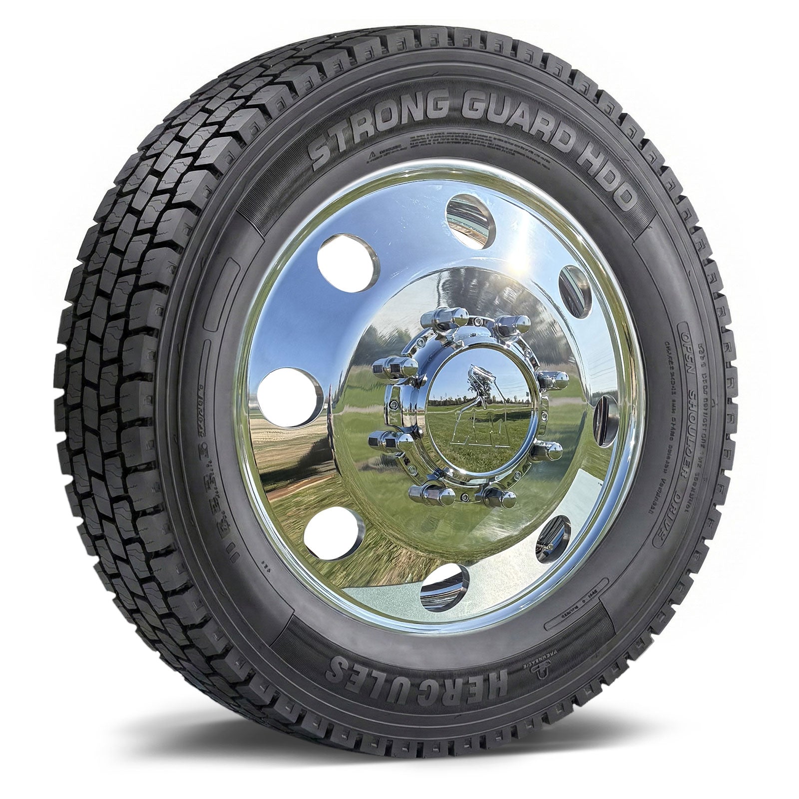 Ford F350 Dually 19.5 Wheel (8x170) & Hercules Tire Package HDO