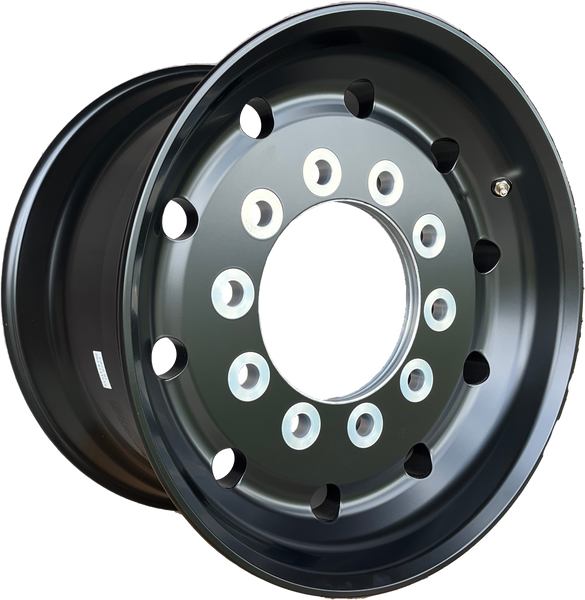 Northstar Lunar 22.5x12.25 Satin Black Steer Wheel | 2.75” Offset