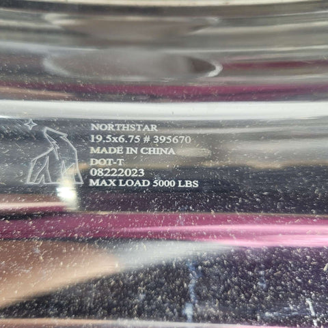 19.5x6.75 Northstar Mirror Polish Both Sides 2008-Present Dodge Ram 4500/5500 & 2005-Present Ford F450/F550 DRW 10X225MM (returned item)