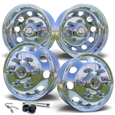16x5.5 Northstar Sprinter 3500 Mirror Polish 4 Wheel Package