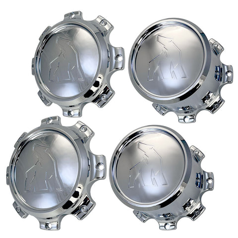 Northstar 8x6.5"/8x170mm Chrome Cap Kit w/ Lug Nuts