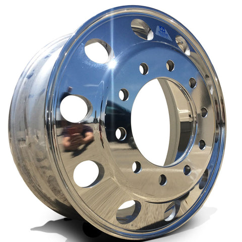 22.5” x 8.25” Alcoa Forged Aluminum Wheel – High Polish Both Sides, 10x285mm Hub Pilot