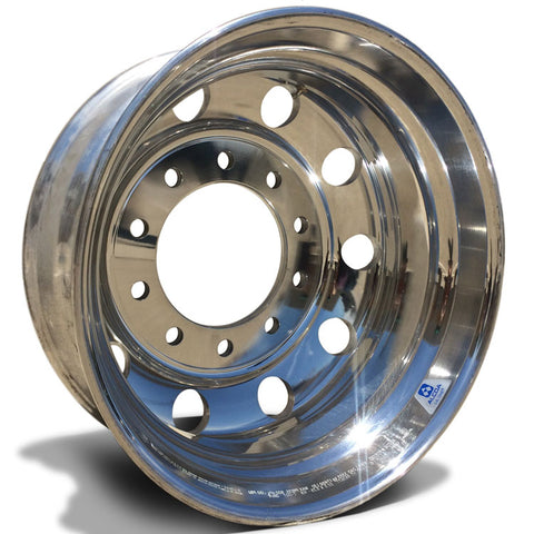 22.5” x 8.25” Alcoa Forged Aluminum Wheel – High Polish Both Sides, 10x285mm Hub Pilot