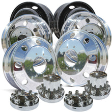 Load image into Gallery viewer, 19.5 Northstar Mirror Polished Both Sides Chevy/GMC 3500 DRW 8X6.5&quot; 6 Wheel Kit (1977-2010)