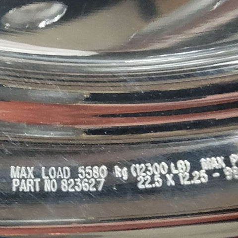 22.5x12.25 Alcoa High Polish Both Sides 2.75" Offset Super-Single Float Front Wheel (returned item)