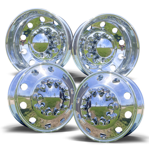 Alcoa High Polish 24.5 Wheel Kit