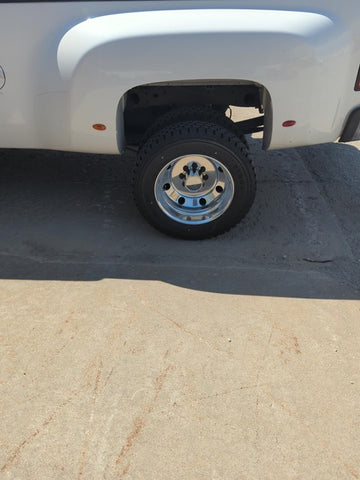 19.5x6.00 Northstar 8x6.5" Mirror Polished Both Sides 4.88" Center (Ford F350 DRW 1984-1997)
