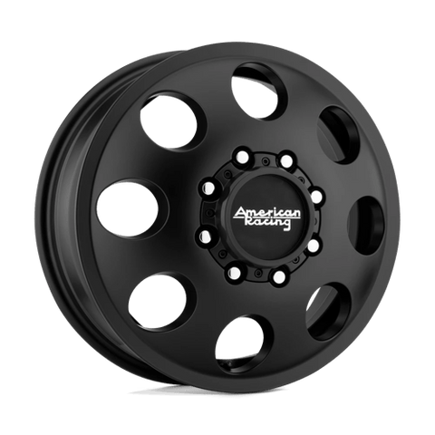 American Racing Baja DRW 17X6 8X6.5 Black Front Wheel Aluminum Wheel