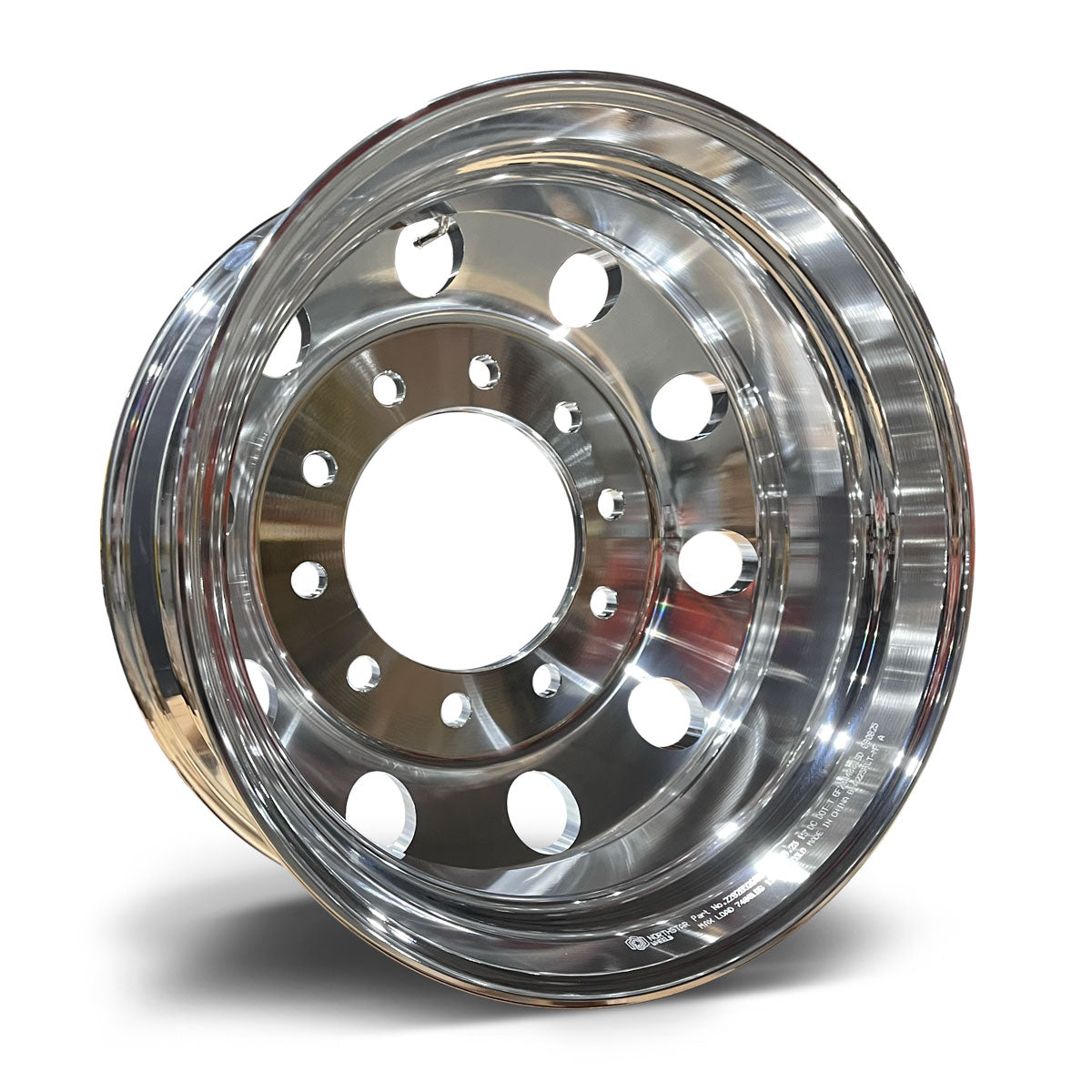 22.5x8.25 Northstar 10x285mm Hub Pilot Standard Polished Both 