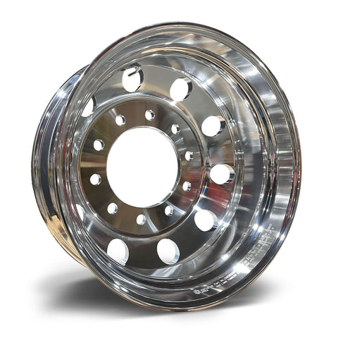22.5x8.25 Northstar 10x285mm Hub Pilot Standard Polished Both Sides