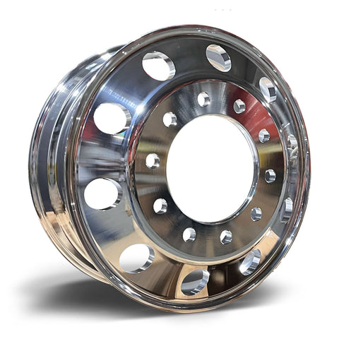 22.5x8.25 Northstar 10x285mm Hub Pilot Standard Polished Both Sides
