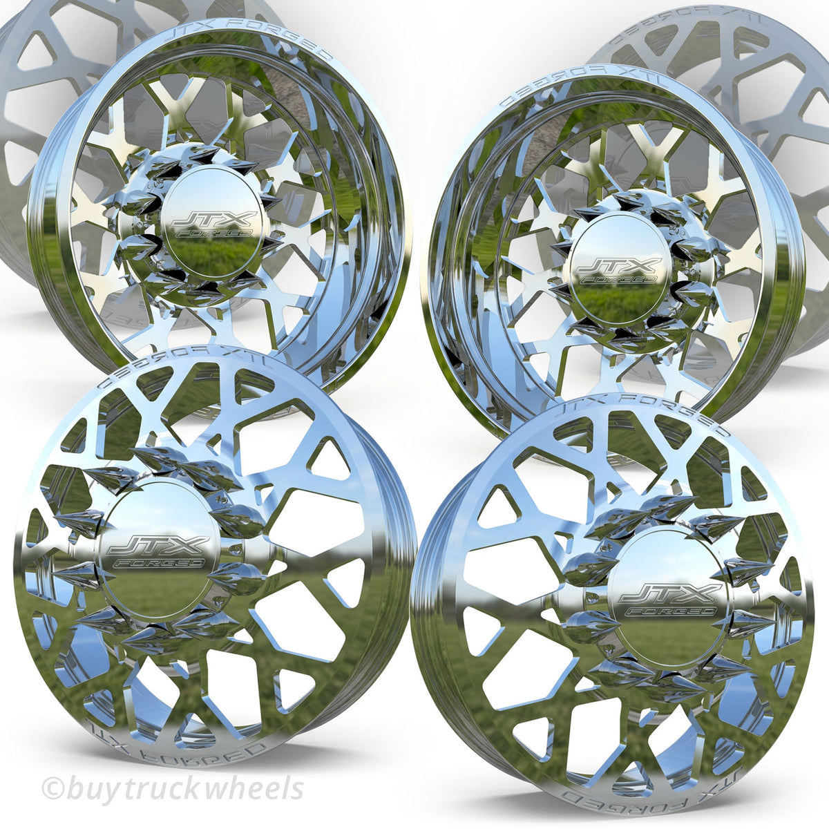 Alpha Duala JTX Forged Aluminum Alpha Dual Wheel Kit – Buy Truck Wheels