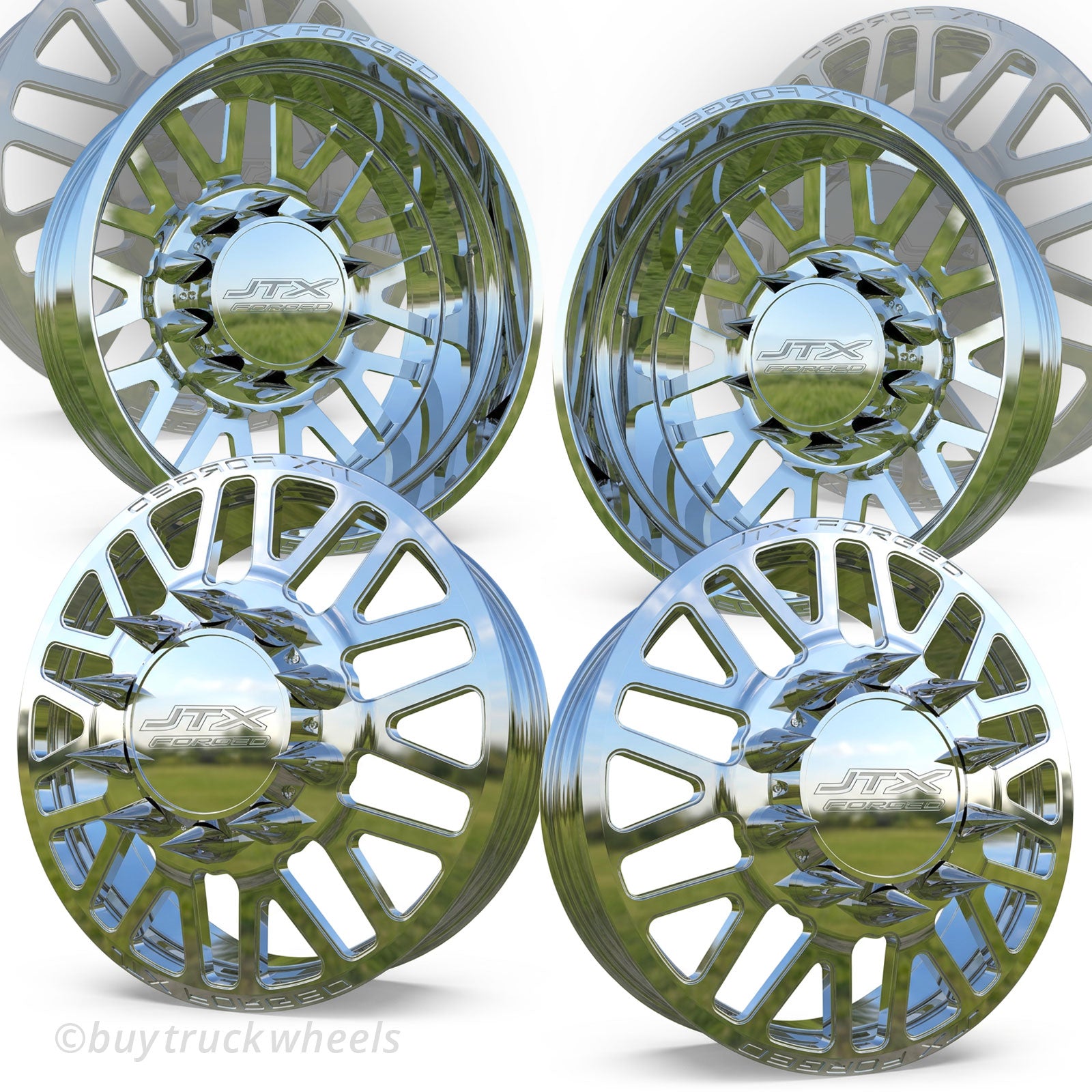 Chisel Rims JTX Forged Aluminum Chisel Dual Wheel Kit – Buy Truck Wheels