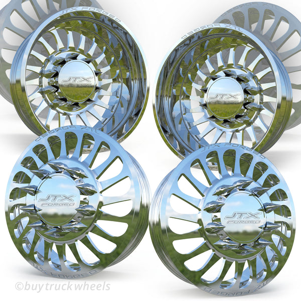 JTX Forged Aluminum D-213 Dual Wheel Kit – Buy Truck Wheels