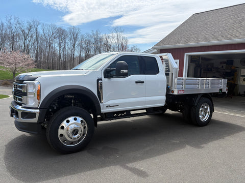22.5x6.75 Northstar Direct Bolt-On 6-Wheel Kit – Fits 2005–Present Ford F-450/F-550 DRW (Mirror Polished Aluminum & Steel Duals)