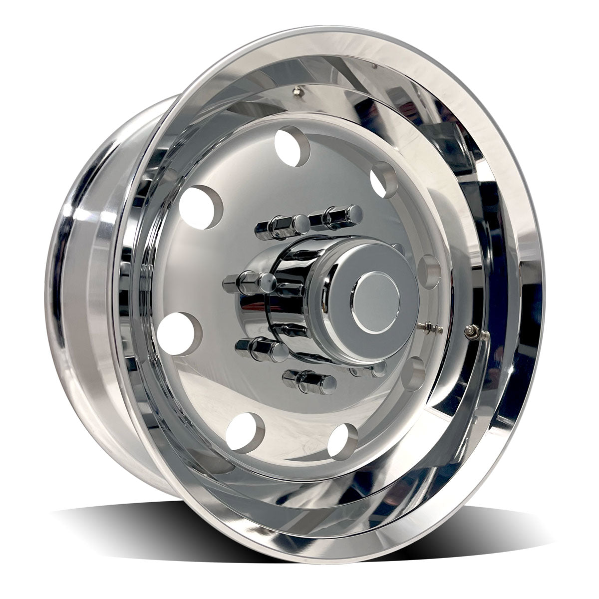 Sunriser Wheel Rims 17.5x6.75 Polished Stud-Pilot Trailer Wheel – Upgrade from 16” – Buy ...