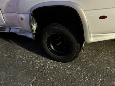 American Racing Baja DRW 16X6 8X6.5 Black Rear Wheel Aluminum Wheel