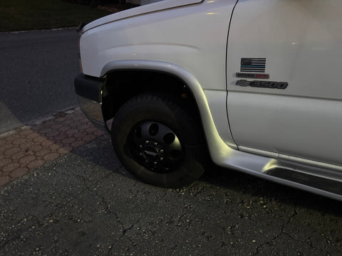 American Racing Baja DRW 16X6 8X6.5 Black Front Wheel Aluminum Wheel