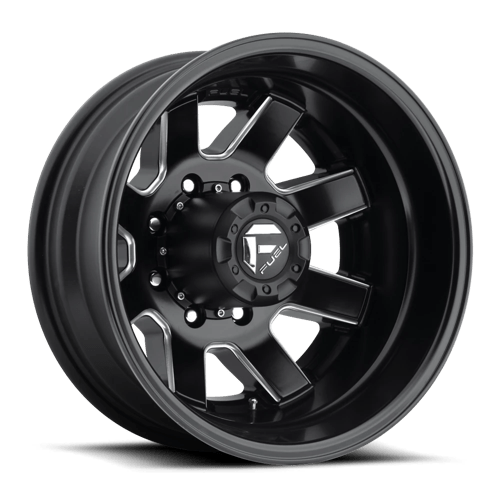 Fuel Maverick DRW 17×6.5 8×210 Black 4-Wheel Kit | Chevy GMC DRW