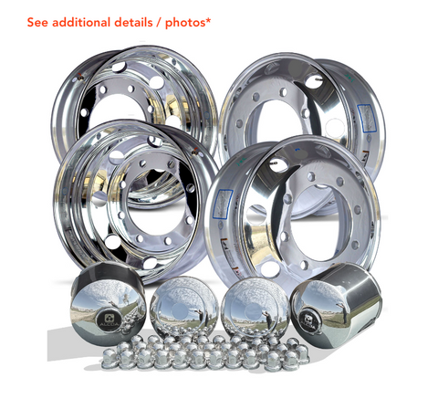 Alcoa 19.5x6.75 8x275mm High Polished Wheel Kit  (Display/Demo KIT)