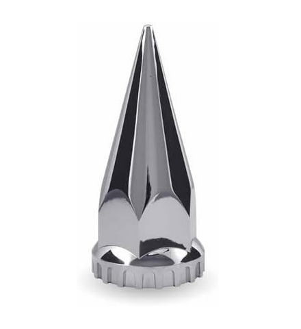 NorthStar Chrome Screw-On Spike Nut Cover – 33mm Hub Pilot Semi Truck Wheels (Multipack)