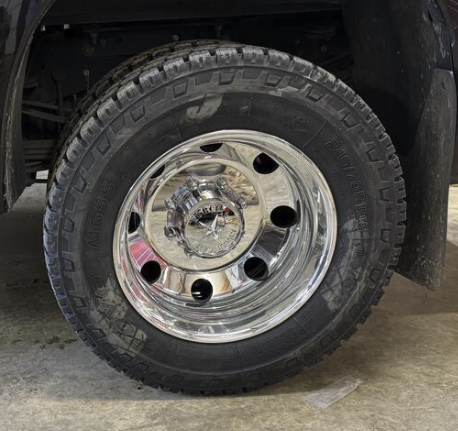 19.5 American Force Direct Bolt Ford & Ram 8x200 Polished Rear