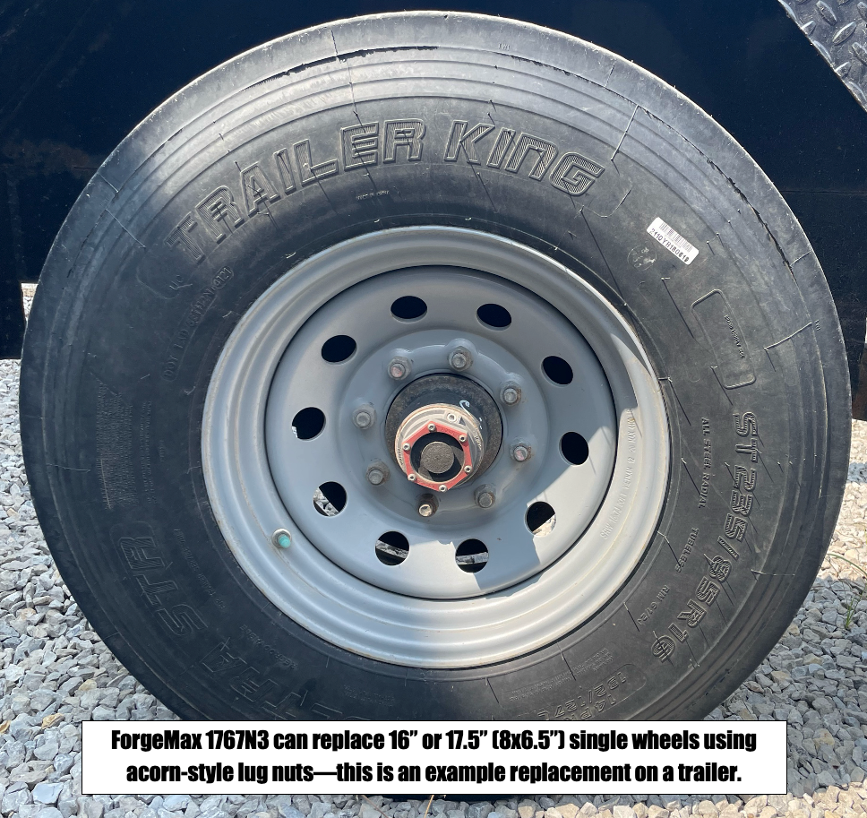 17.5x6.75 Polished Stud-Pilot Trailer Wheel – Upgrade from 16” – Buy ...