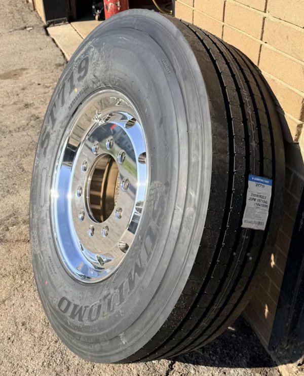 22.5X9.00 Northstar Stud Pilot Polished Aluminum Wheel – Buy Truck