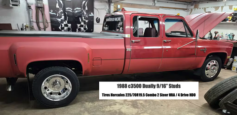 19.5x6.00 Northstar Mirror Polished Both Sides Chevy/GMC 3500 DRW 8X6.5" 6 Wheel Kit (1977-2010)