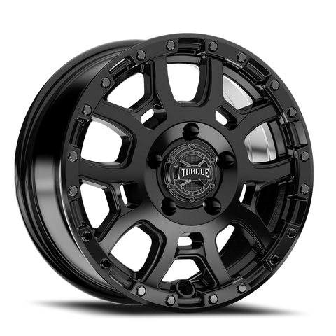 Satin Black Torque HD Canyon Aluminum Wheel 5 on 160mm (65.1mm Bore)