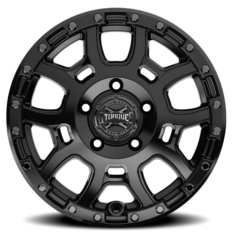Satin Black Torque HD Canyon Aluminum Wheel 5 on 130mm (78.1mm Bore)
